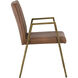 Homer Bravo Cognac Dining Armchair